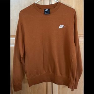 Brand New NIKE Brown Sweatshirt Size Small